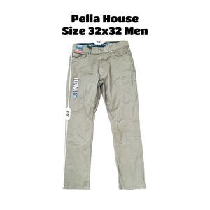 Chaps Men's Slim Fit Stretch Casual Chinos Flex Waistband Khaki Pants Size 32x32